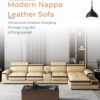 Modern Nappa Leather Sofa